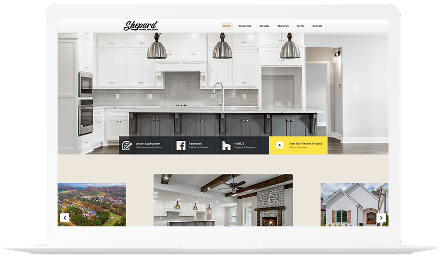 Shepard home Builders Website